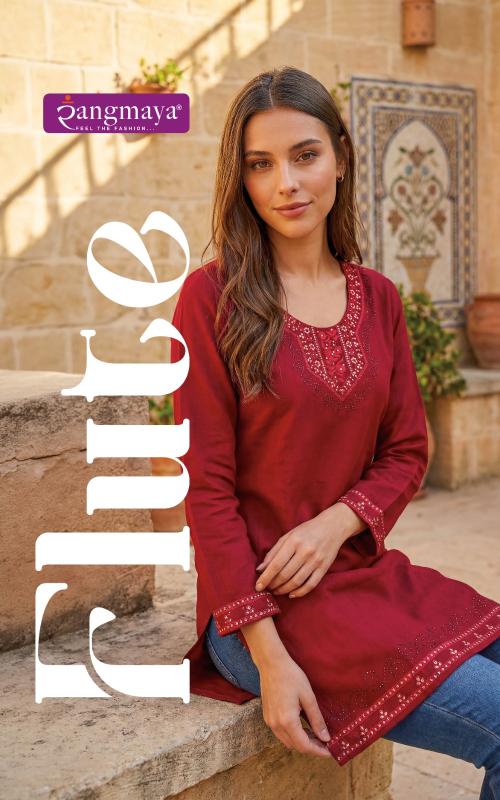 Rangmaya flute short top wholesale kurtis in udaipur